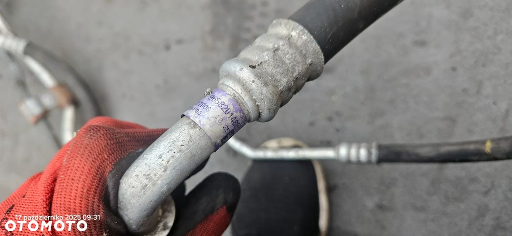 Przewód wąż klimatyzacji Citroen C4 I Peugeot 308 T7 1,6 VTI HDI 2006r 9658201480 - 4