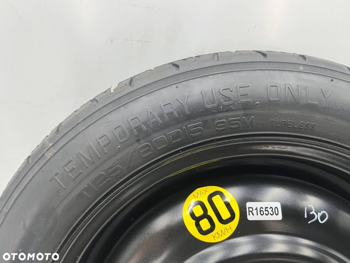 Koło zapasowe Hyundai i30 I FD Kia Ceed I 07-12r. 15 cali 4jx15 ET30 5x114,3 dojazdowe rezerwa felga - 4