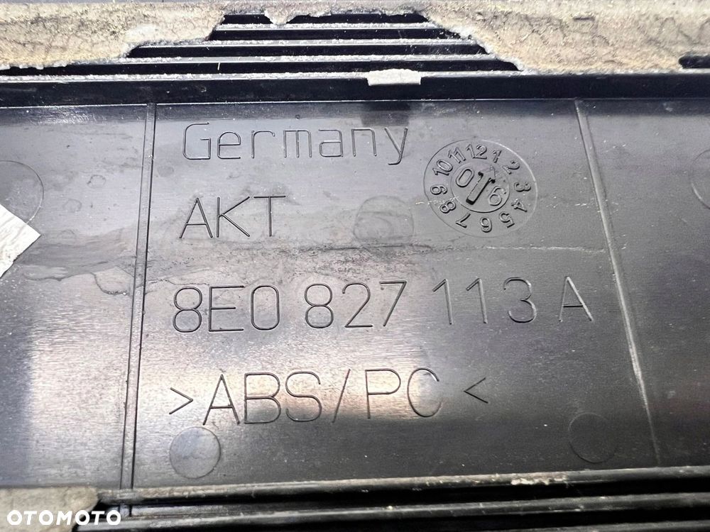 RAMKA TABLICY REJESTRACYJNEJ AUDI A3 A4 8E0827113 - 3