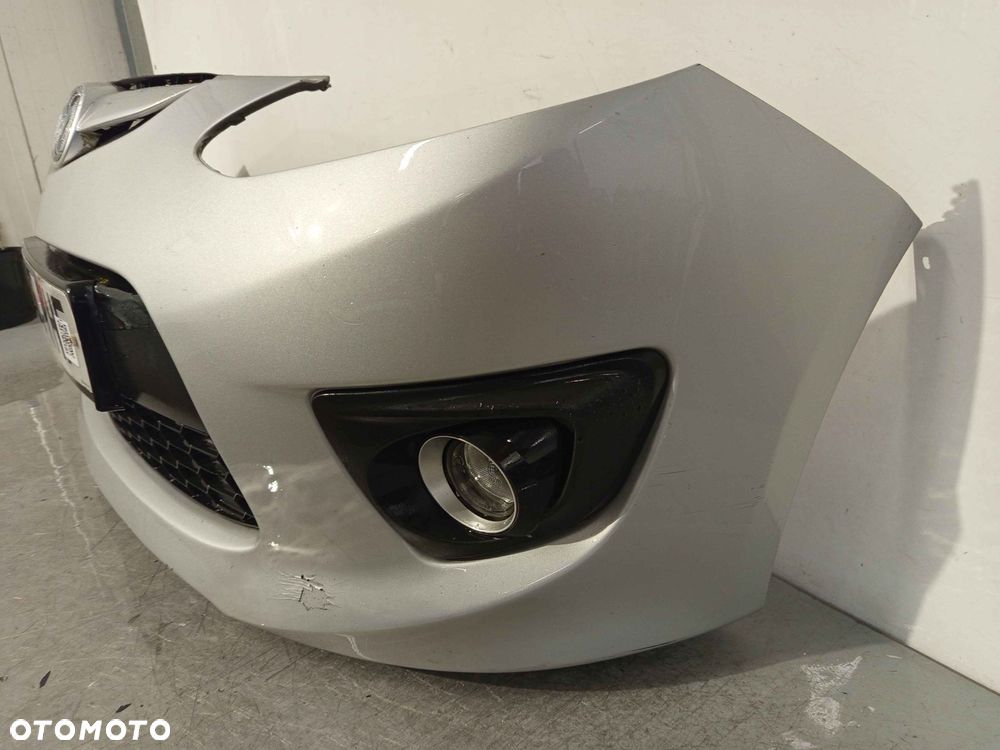 + ZDERZAK PRZÓD PRZEDNI DO MAZDA 2 II Gen. DE SPORT 22V SREBRNY HALOGENY - 2