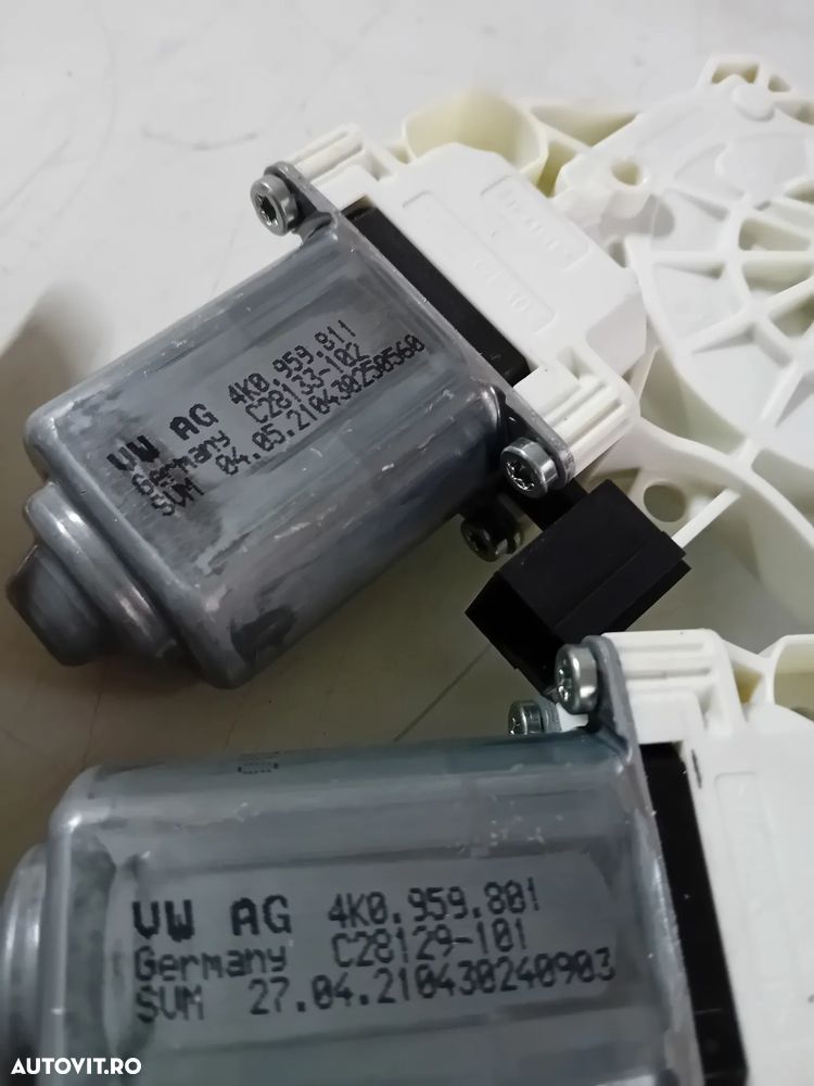 Motoras Macara Geam Stanga Fata/Spate Audi A6 4K C8 Cod 4K0959811 4K0959801 Volan Stanga - 7