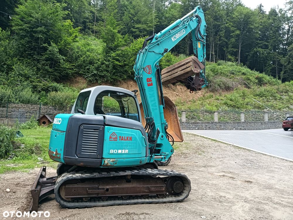 Kobelco SK80 | SK 80 MSR | koparka gąsienicowa obrotowa | 8 ton | midi koparka | silnik Isuzu - 7