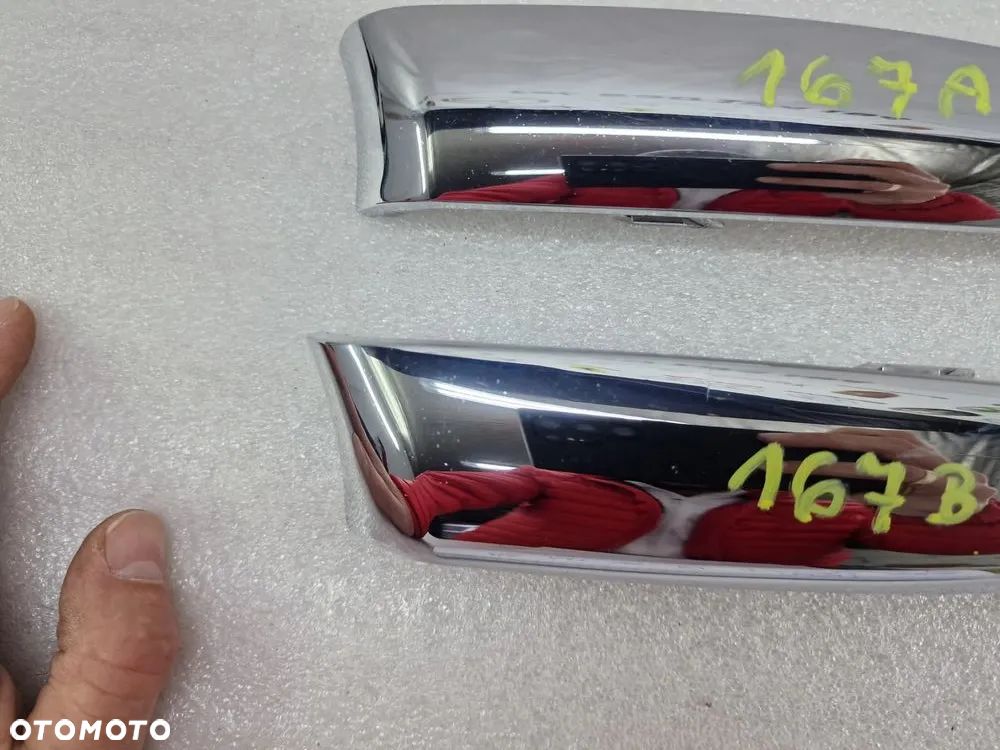 FIAT 500 LIFT 15- PRAWA LISTWA / CHROM DOLNY ZDERZAKA PRZEDNIEGO PRZÓD , NR 735619525 , NR AUKCJI C/167 - 4