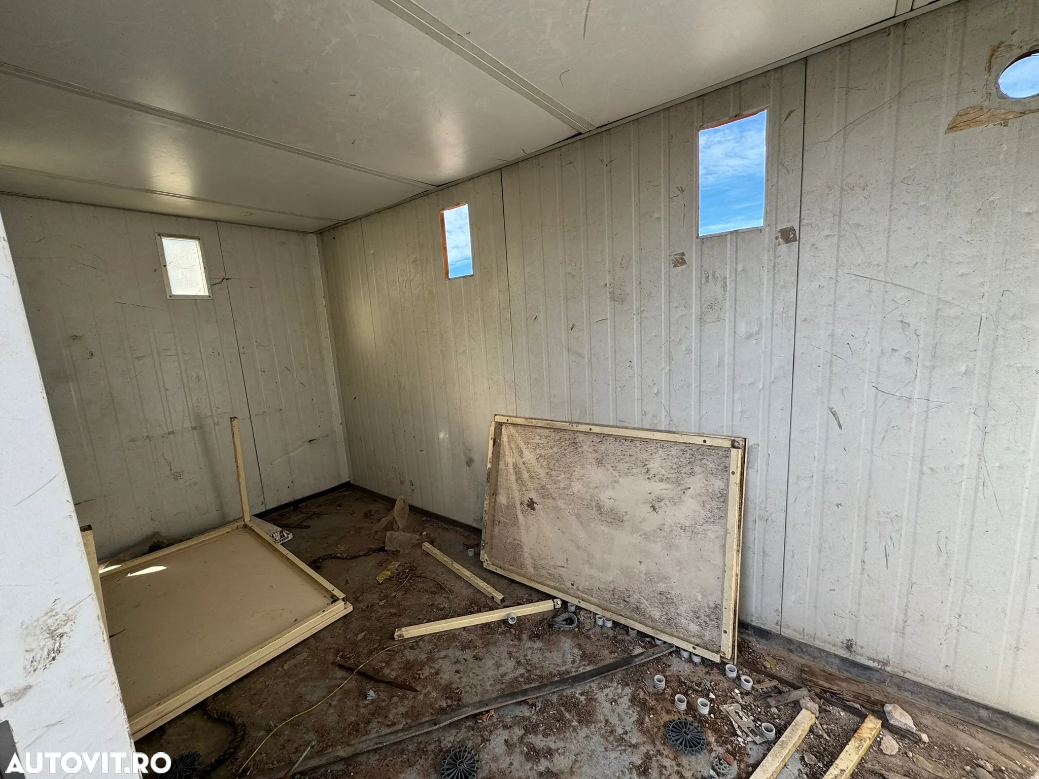 Remorca Container Vestiar / Depozit / Organizare Santier : 4 BUC : cu ACTE - 8