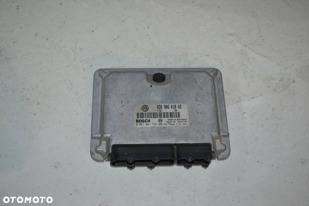 VW PASSAT B5 1,9 TDI KOMPUTER STEROWNIK SILNIKA 038906018AS 0281001724 - 1