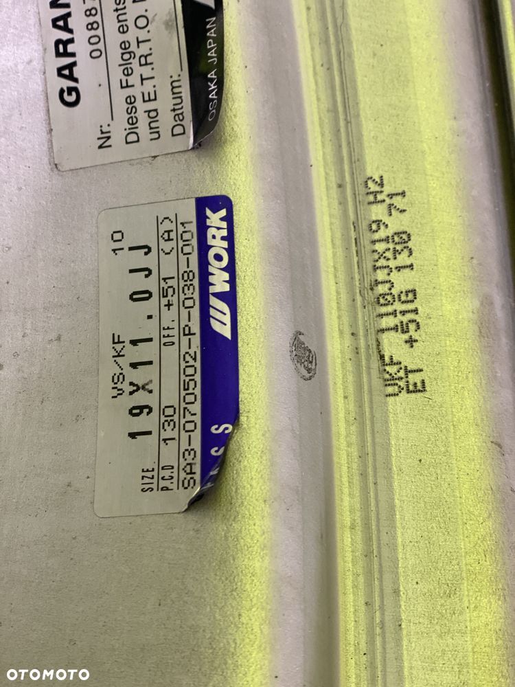 Work VS-KF 8,5Jx19" i 11Jx19"! skręcane! do Porsche 5 x130 - 5