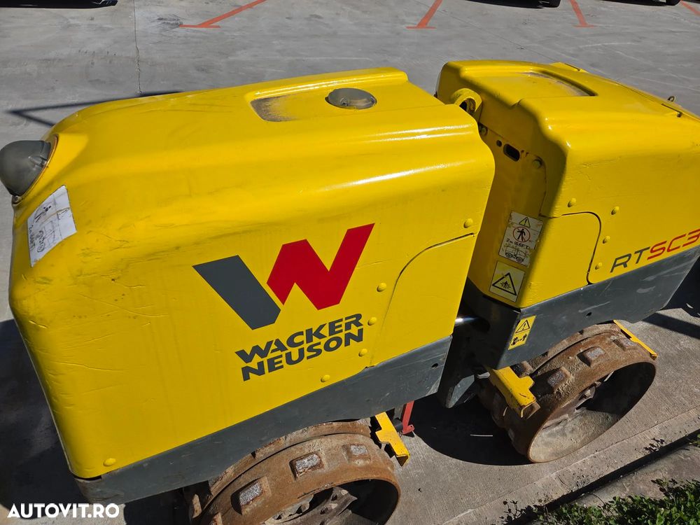Wacker PICIOR DE OAIE 1,5t, RADICOMANDA, Wacker Neuson RTSC3, 2018, 518h, latime tambur 0,8m, lungime 1,9m, motor Kohler 20CP, Inaltime 1,2m, posibilitate leasing 2 ani, STARE FOARTE BUNA rulat in Germania-PROMOTIE 11.900 EUR+tva - 6