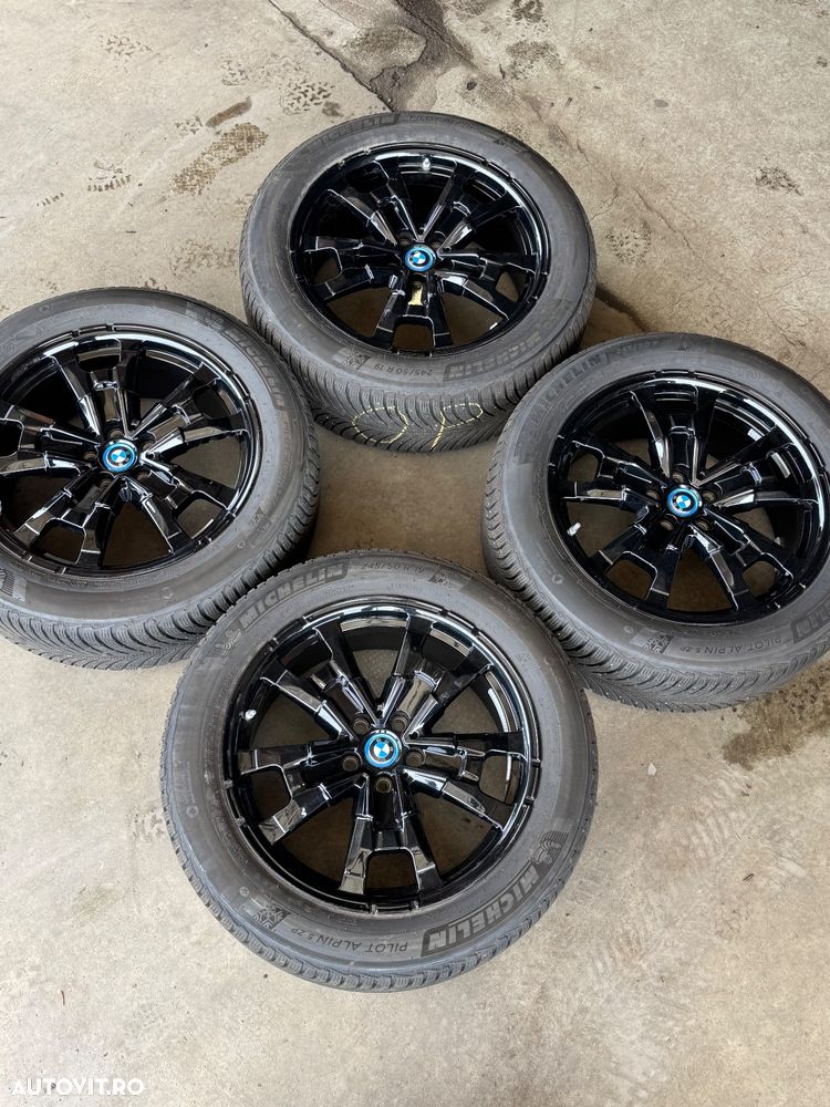 Vând jante originale BMW X3-X4 G01-G02 pe 19” cu anvelope de iarnă ca noi - 1