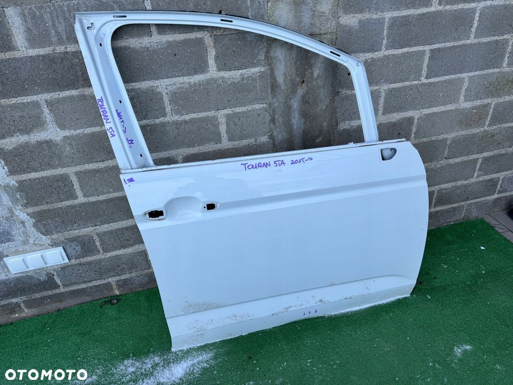 VW TOURAN III 2015- 5TA DRZWI PRAWE PRZEDNIE PRAWY PRZÓD EU ORG D93 ŁADNE - 2