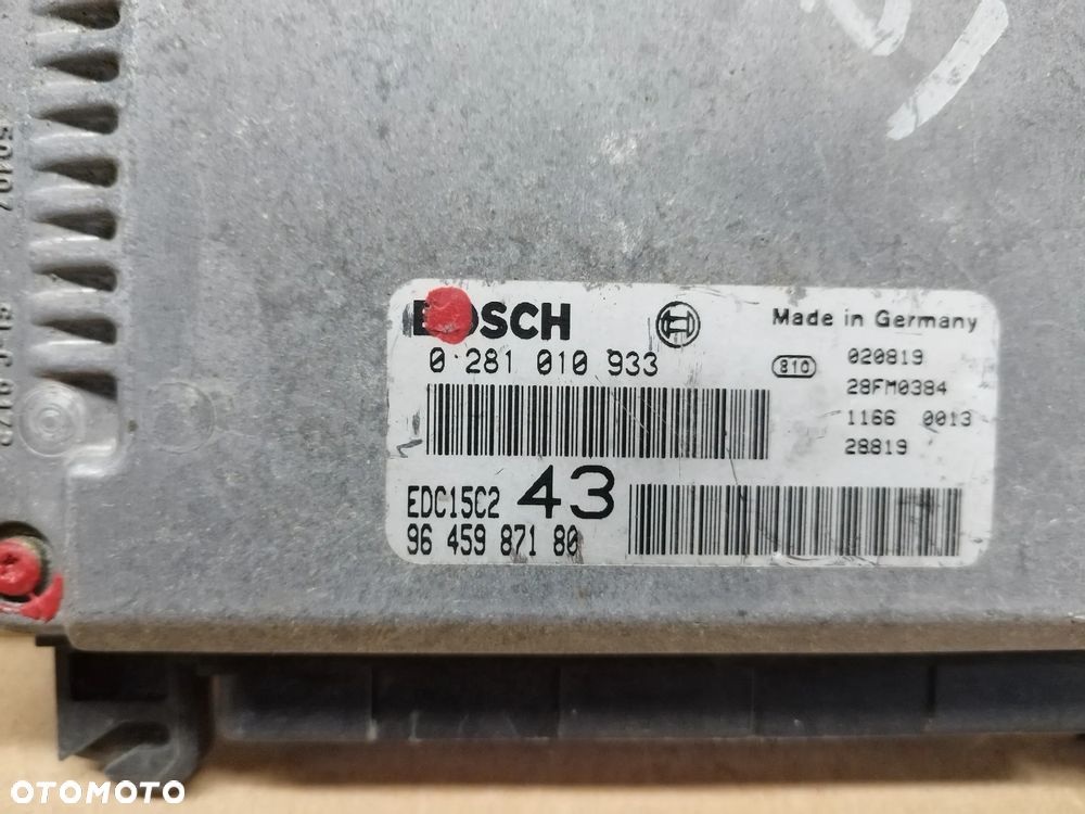 STEROWNIK MODUŁ KOMPUTER SILNIKA Peugeot 607 9645987180 - 3