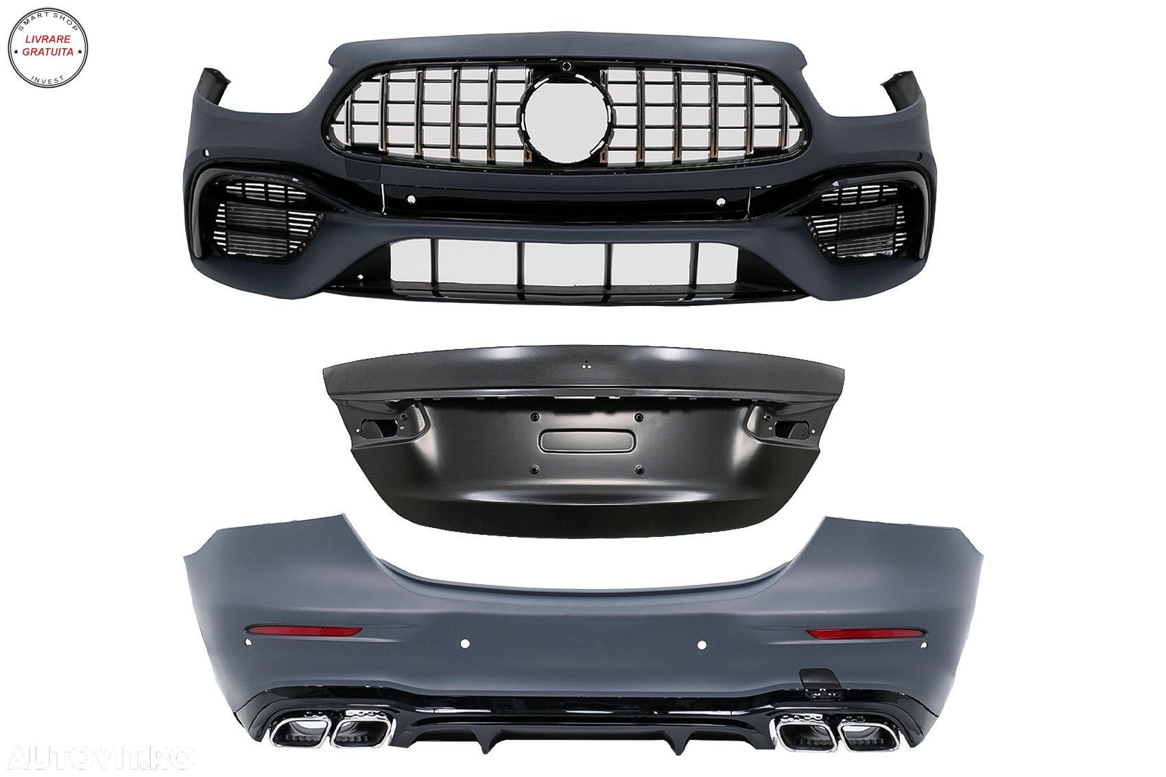 Kit Exterior Complet de Conversie Mercedes E-Class W213 (2016-2019) la Facelift 20- livrare gratuita - 1