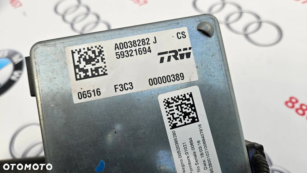 Fiat 500L  Wspomaganie elektryczne kierownicy Sterownik wspomagania KOMPLET 00520395280 59321694 - 9