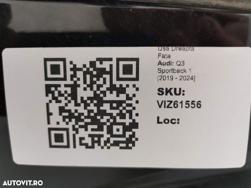 Usa Dreapta Fata Audi Q3 Sportback 1 [2019 - 2024] Coupe - 9