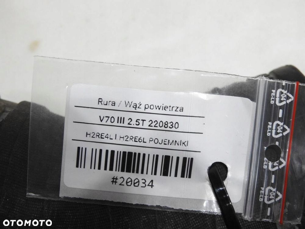 WĄŻ RURA DOLOT POWIETRZA VOLVO V70 III 2.5 T - 6
