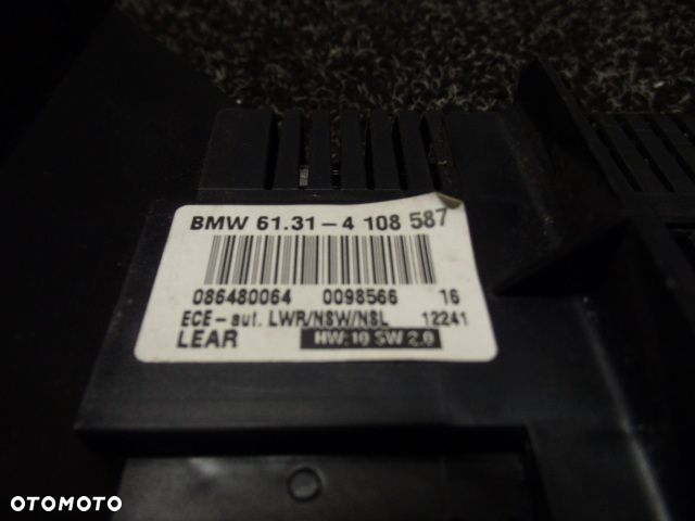 BMW E46 WŁĄCZNIK ŚWIATEŁ XENON MODUŁ STEROWNIK 4108587  RAF-AUTO CZĘŚCI BMW - 3