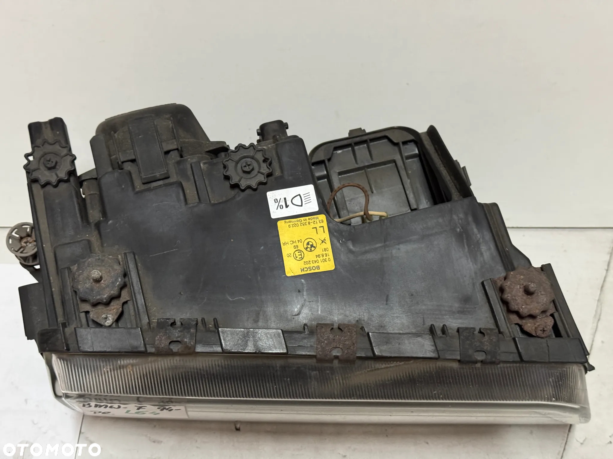 LAMPA REFLEKTOR GŁÓWNY PRAWY BMW 7 E38 SOCZEWKA 1994- - 4