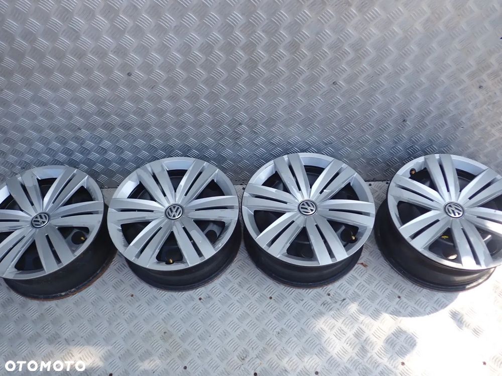 FELGI STALOWE VW 5X112 6,5X16 ET 50 1K0601027A KOŁPAKI - 8