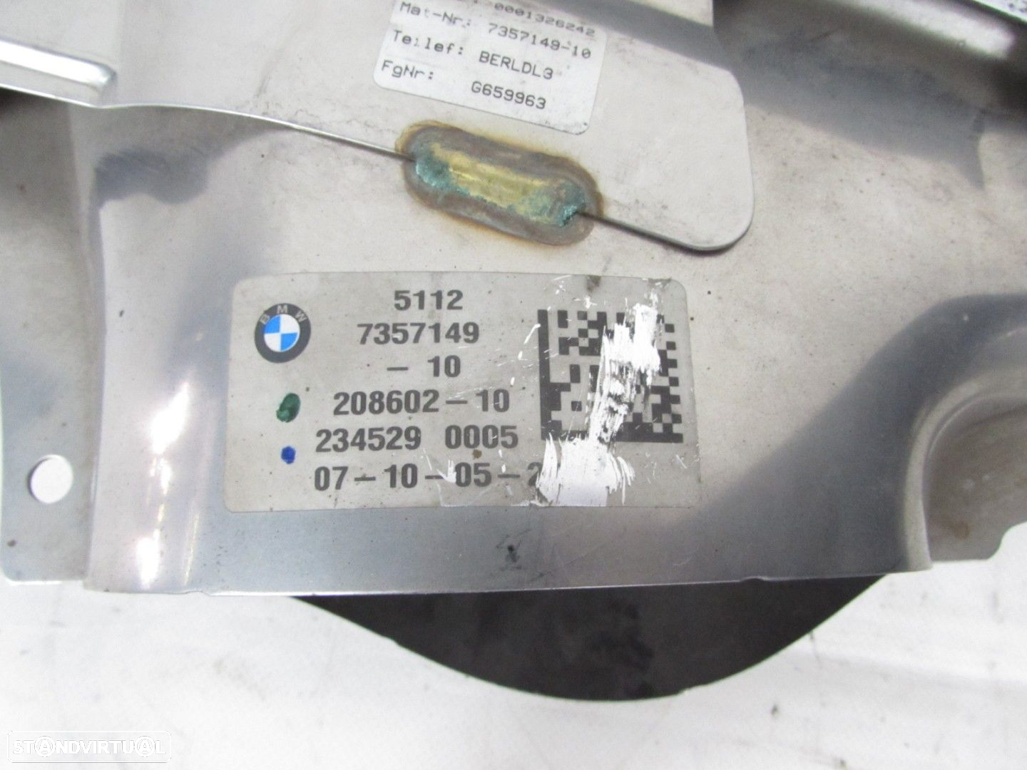 Guarnição da Ponteira Escape Esquerdo Seminovo/ Original BMW 7 (G11, G12) 511273... - 5