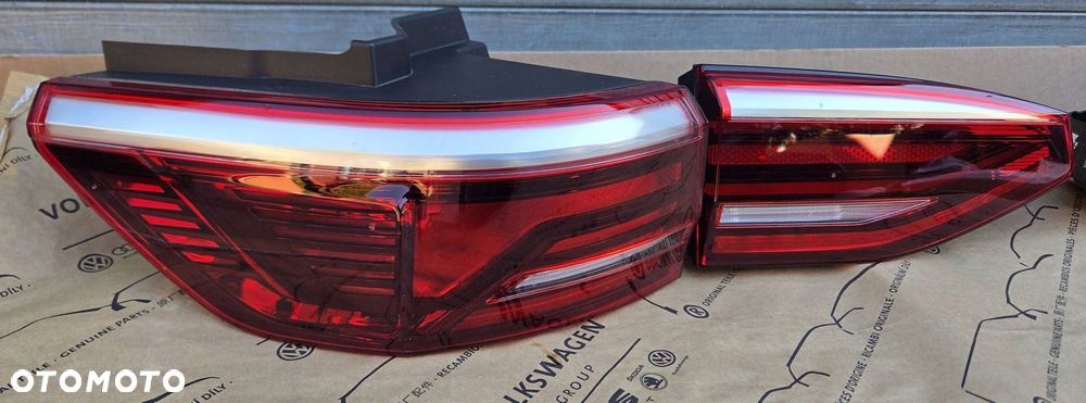 volkswagen multivan transporter t7 tył lampa tylna lampy komplet eu - 2