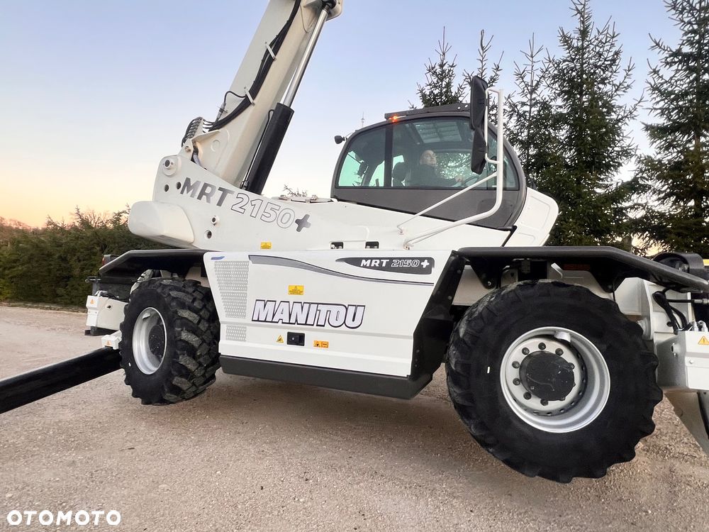 Manitou 2150 Mrt MANITOU ŁADOWARKA TELESKOPOWA Roto  widły kosz PILOT do sterowania  2016/17 1840 2540 2550 kolor od nowości biały Mercedes silnik - 15