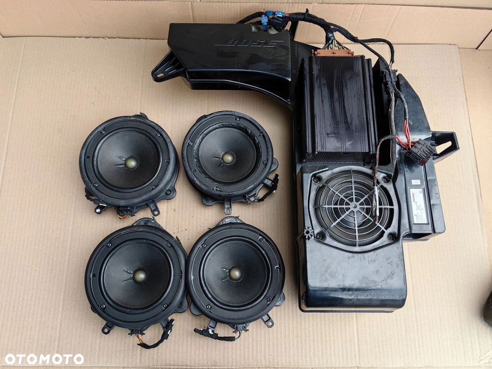 Głośniki subwoofer nagłośnienie BOSE Audi A4 B6 B7 kombi avant zestaw - 3