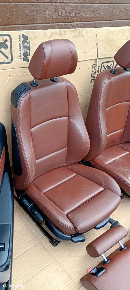 Fotele kanapa boczki komplet skóra BMW 1 E81 3D - 11