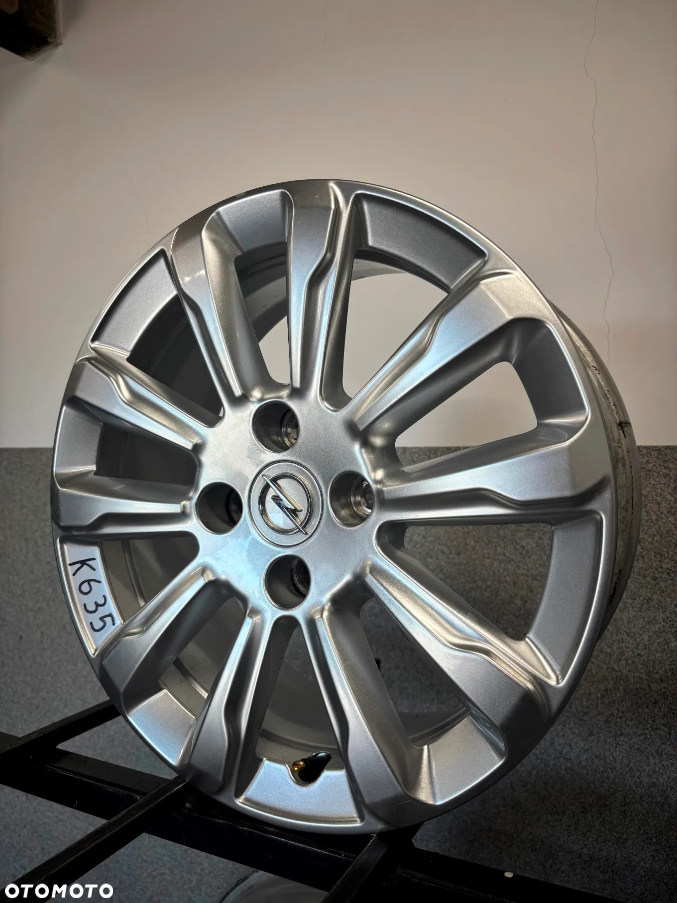 4 FELGI ALU. OPEL MOKKA B, CORSA F, PEUGEOT 208,C3,DS3 16'' 6,5J ET32 GM: OP00126 K4, 9835097280 - 4
