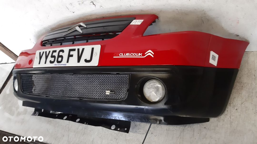 + ZDERZAK PRZEDNI PRZOD CITROEN C2 HALOGENY  TUNING GRILL ZUN SPORT CZERWONY KOD KOLOR KKNB KKN - 3