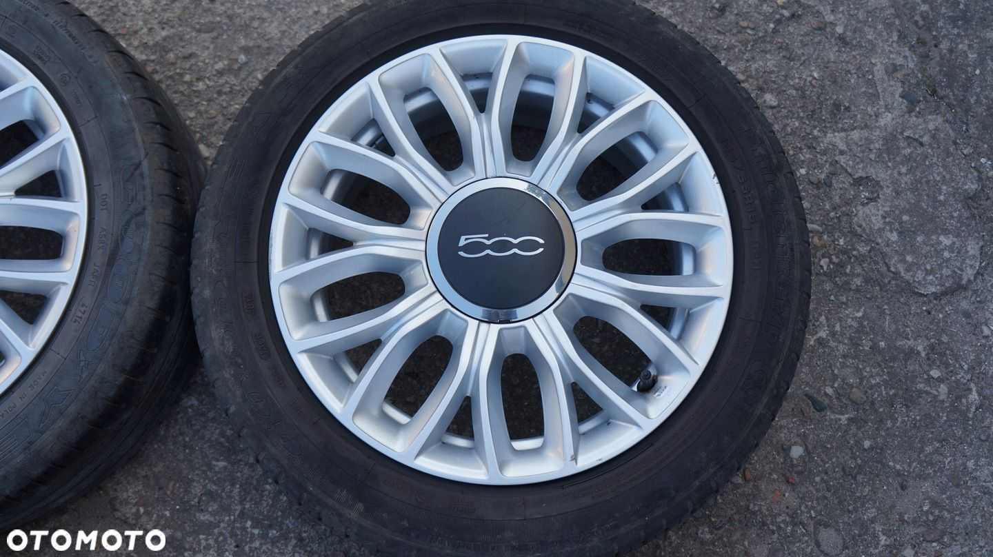 FIAT 500 15 CALI 6J ET35 4x98 FELGA ALUMINIOWA KOMPLET FELG FELGI 51972864 - 3