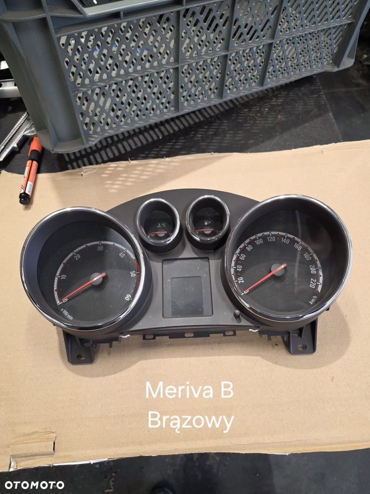 OPEL MERIVA B LICZNIK ZEGAR BRĄZOWY 600775881 - 1