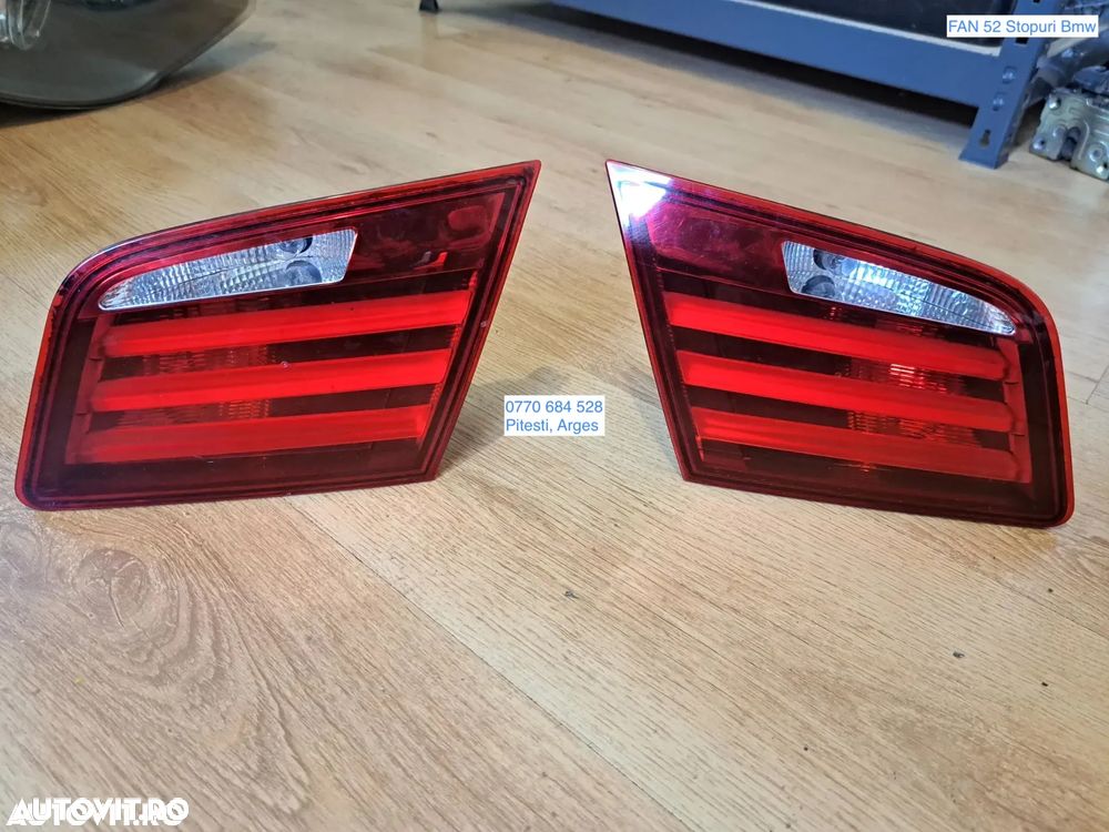 Stop tripla lampa stanga dreapta portbagaj / haion fara facelift original BMW F10 F18 - 1