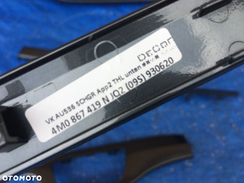 AUDI Q7 SQ7 4M S-LINE / JQ2 / DEKORY DEKOR / LISTWA LISTWY KONSOLI DRZWI / EUROPA / KOMPLET - 9