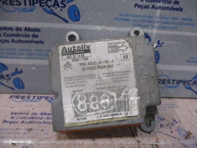 Modulo Airbag 9659111980 602327400 CITROEN  XSARA PICASSO 2007 1.6HDI 90CV 5P BEGE - 1