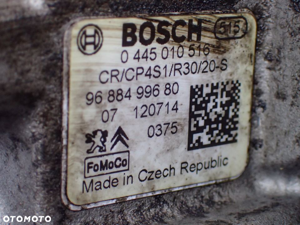 POMPA WTRYSKOWA PEUGEOT 1,6 EHDI 9688499680 RADOM - 3