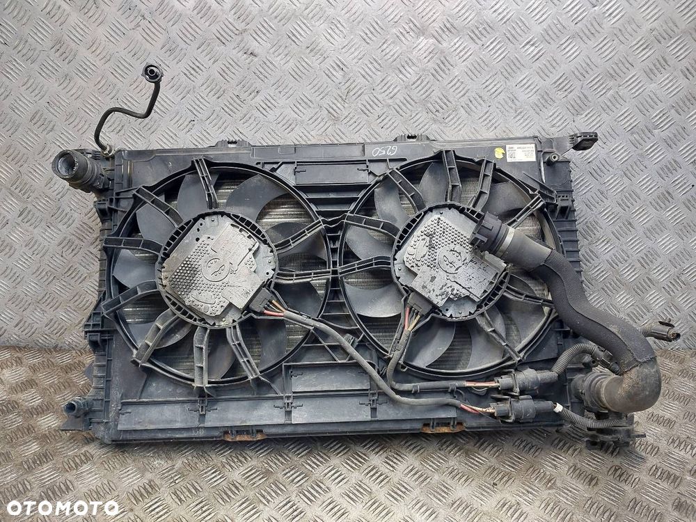 KOMPLET CHŁODNIC + WENTYLATORY AUDI A7 4G 3.0 TFSI 4H0121003L - 1