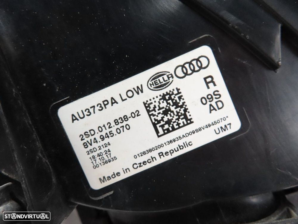 Farolim Direito/Trás Usado / Original AUDI A3 Sportback (8VA, 8VF) 8V4945070 - 4
