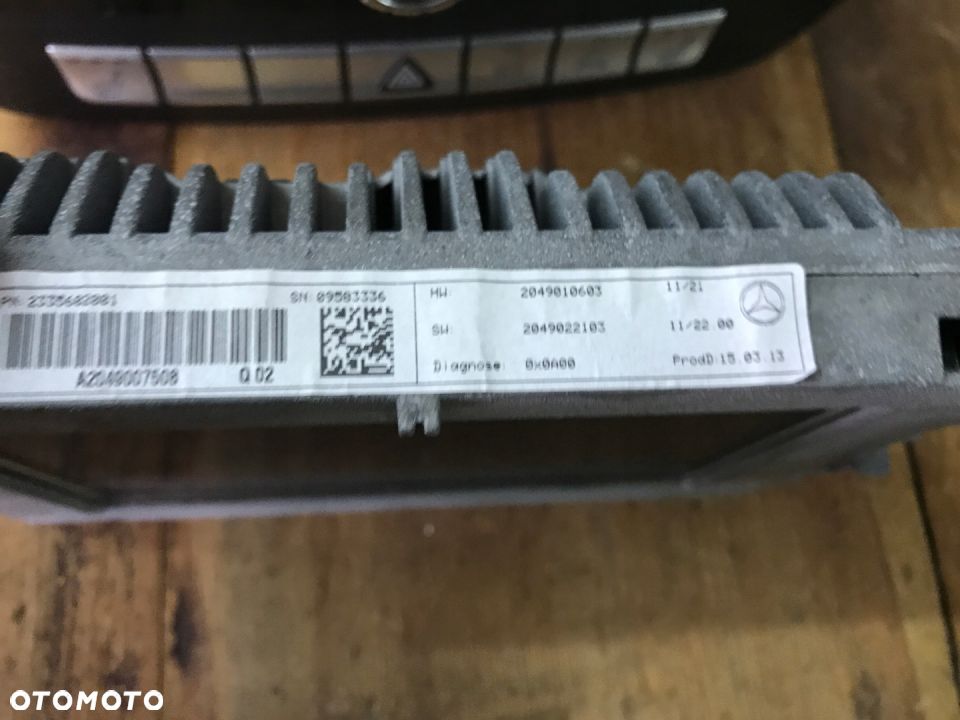 MERCEDES 204 lift radio nawigacja A 2049005112 - 3