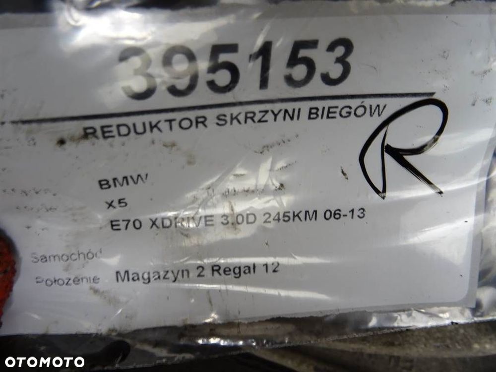 REDUKTOR SKRZYNI BIEGÓW - 1096.00 PLN - BMW X5 (E70) 2006 - 2013 xDrive 30 d 180 kW [245 KM] olej - 6