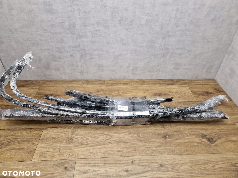 BMW 5 F10 LISTWY SHADOWLINE CZARNY WYSOKI POŁYSK M-PAKIET KOMPLETNY ZESTAW - 10