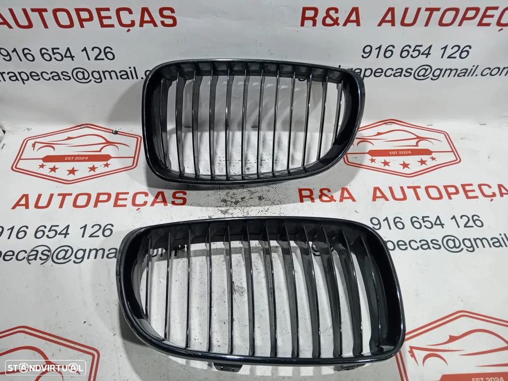 Grelha Central Frente Frontal BMW Série 1 E81 E87 Ventilação Exterior Motor Pré LCI Original - 1