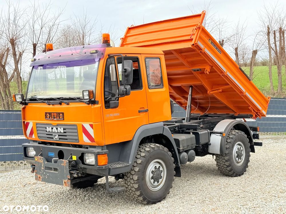 MAN * MAN 10-220 * Pług * Kiper Wywrotka Meiller * 4x4 * Zimowe Utrzymanie * Unimog * - 15