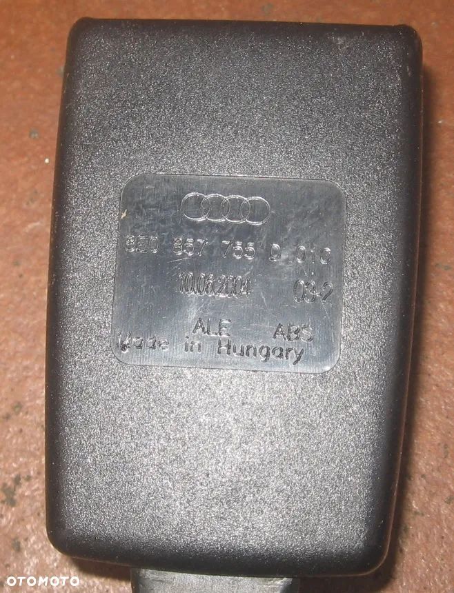 pas bezpieczeństwa zapięcie pasa AUDI A4 B6 B7 A6 C6 8E0857755D - 2
