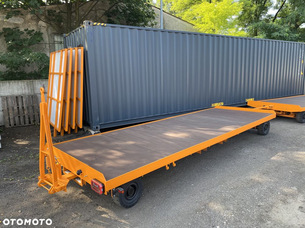 Ackermann Kampmann + Aretz KAMPA niemiecka przyczepa przemysłowa 6 ton  190x550cm dach + plandeka firanka, jak NOWA pociąg transportowy - 18