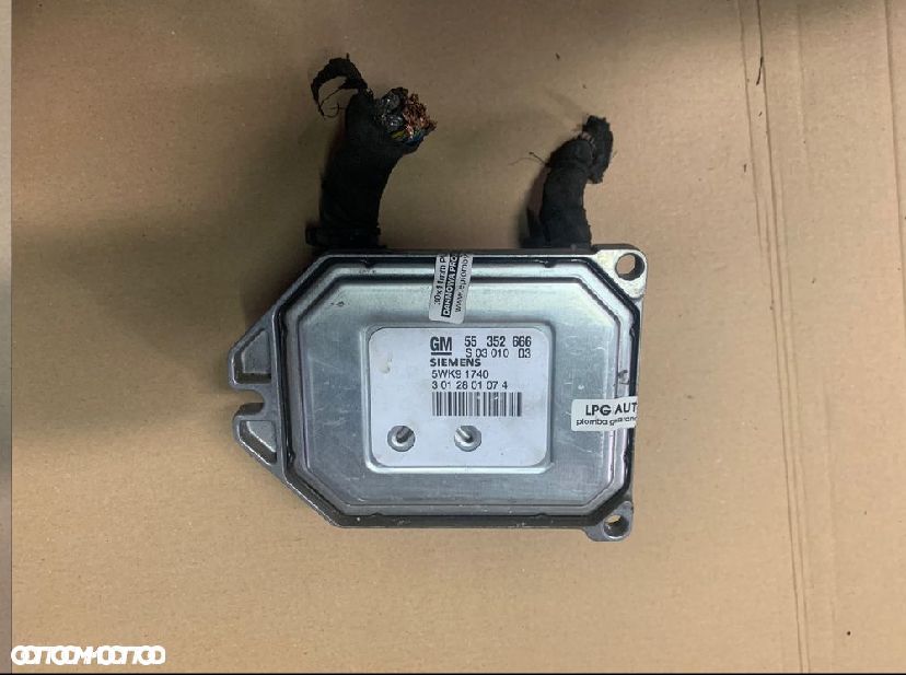55352666 komputer sterownik silnika 1.8 benzyna opel vectra C signum - 2