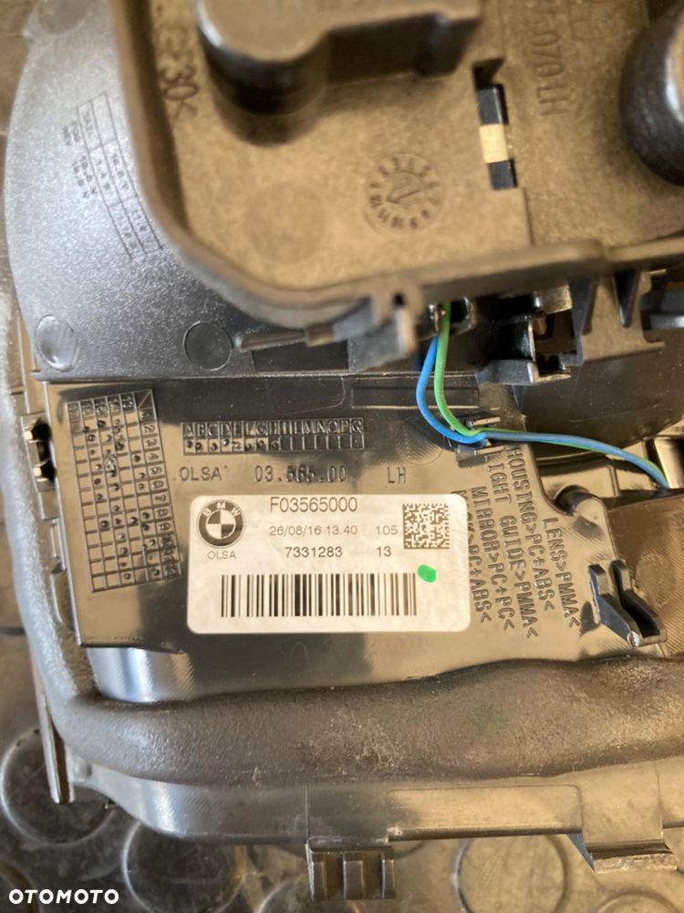 BMW X4 X IV X 4 F26 LAMPA TYLNA LEWA LAMPA TYLNA EUROPA TYLNIA LEWA  LEWY TYŁ  W KLAPĘ KLAPY W-wa. - 8