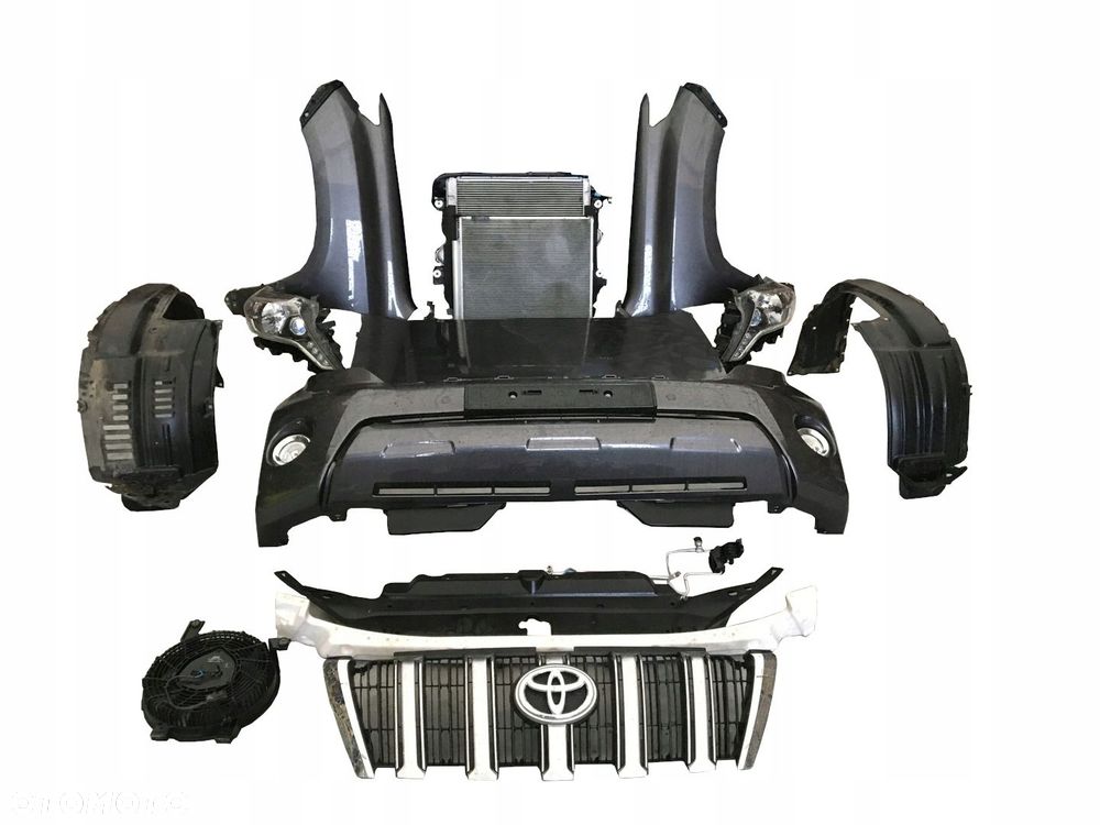 Toyota Land Cruiser 150 LIFT Zderzak Błotnik Lampa