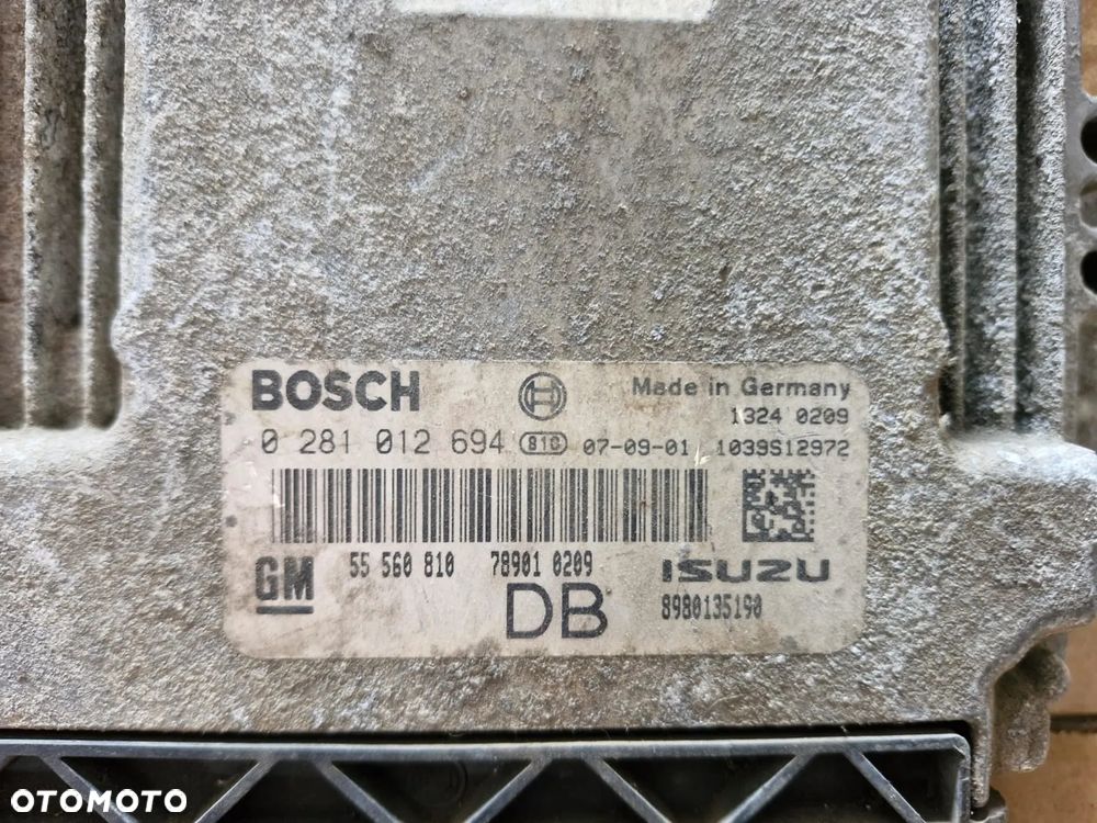 Sterownik silnika komputer Opel Astra H 1.7 0281012694 55560810 DB - 2