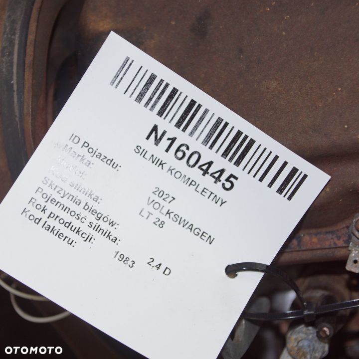 SILNIK KOMPLETNY VOLKSWAGEN LT 28 DW011334 - 1