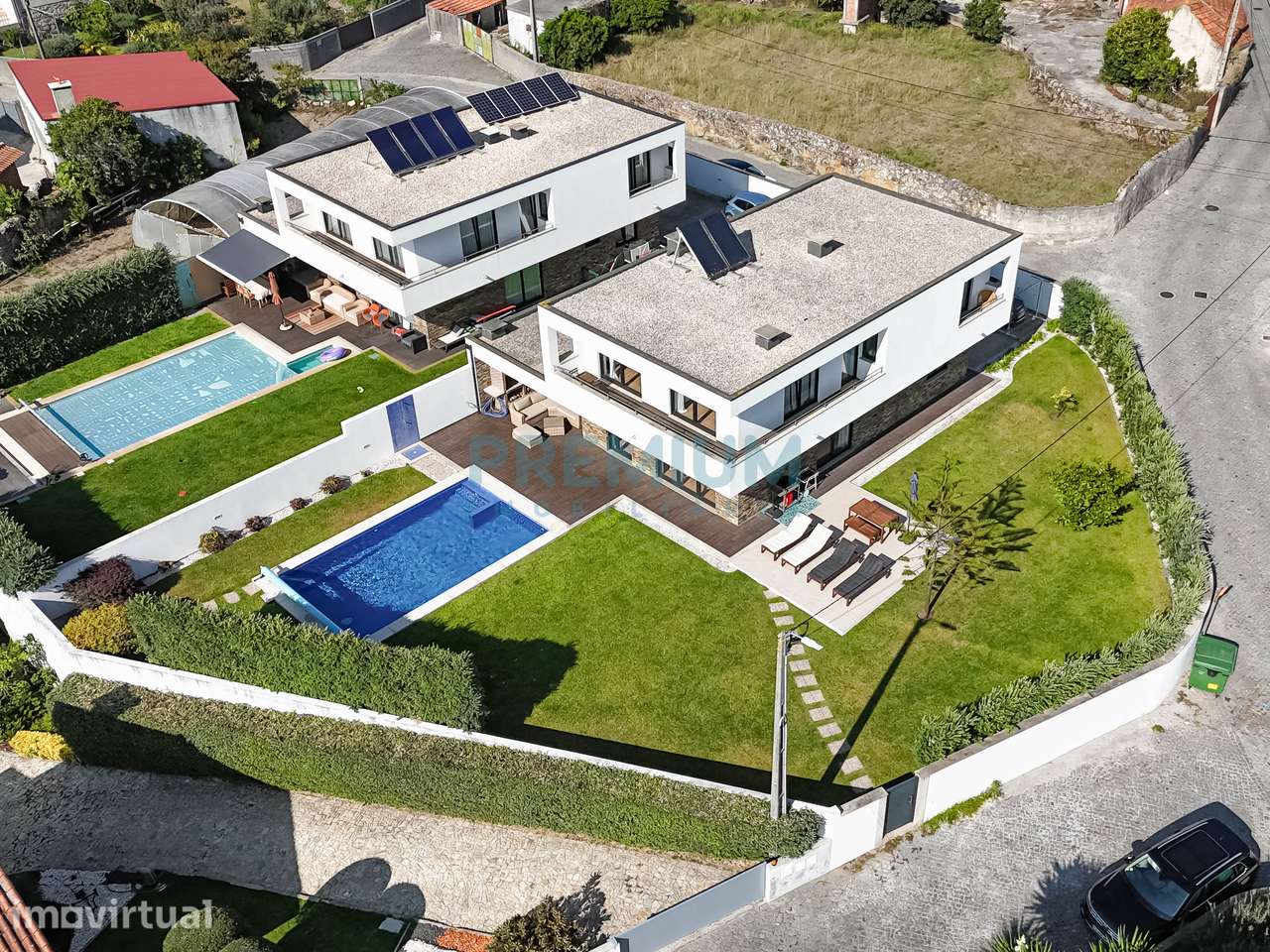 Moradia T6 com piscina e vista mar em Esposende - Grande imagem: 4/57