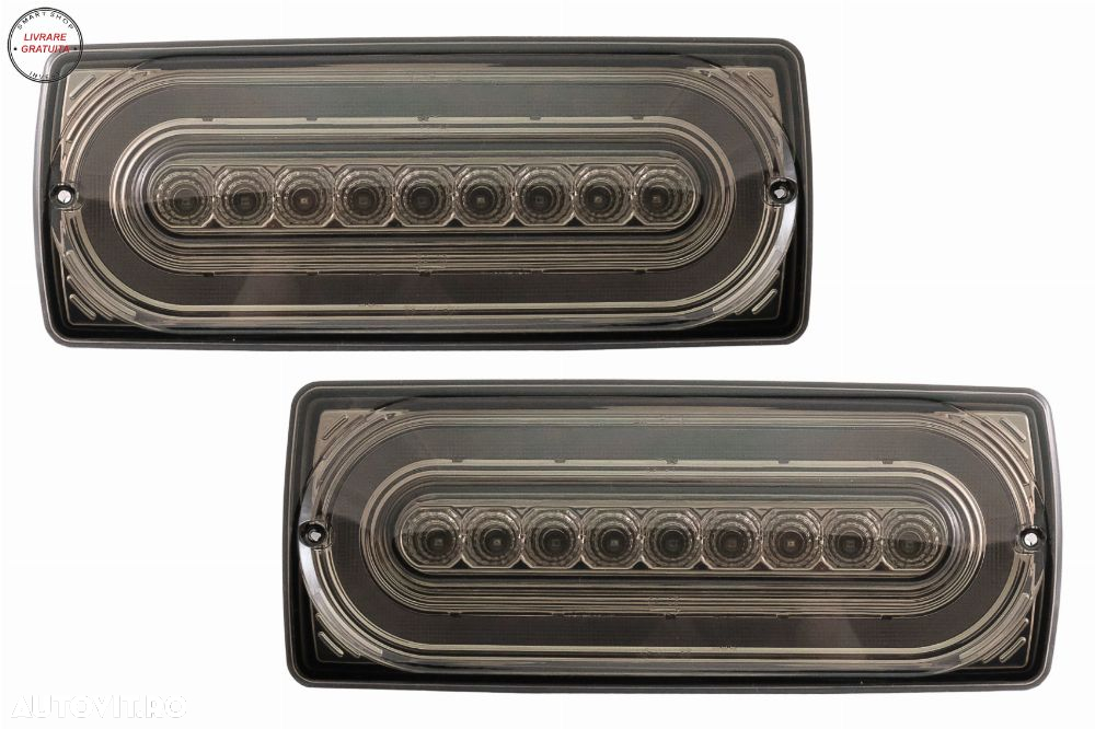 Stopuri Full LED Mercedes W463 G-Class (1989-2017) Semnal Secvential Dinamic Fumur- livrare gratuita - 12